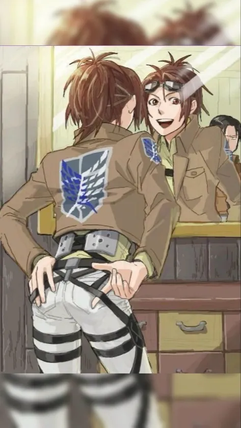 ai character: Hange X Levi 12 background
