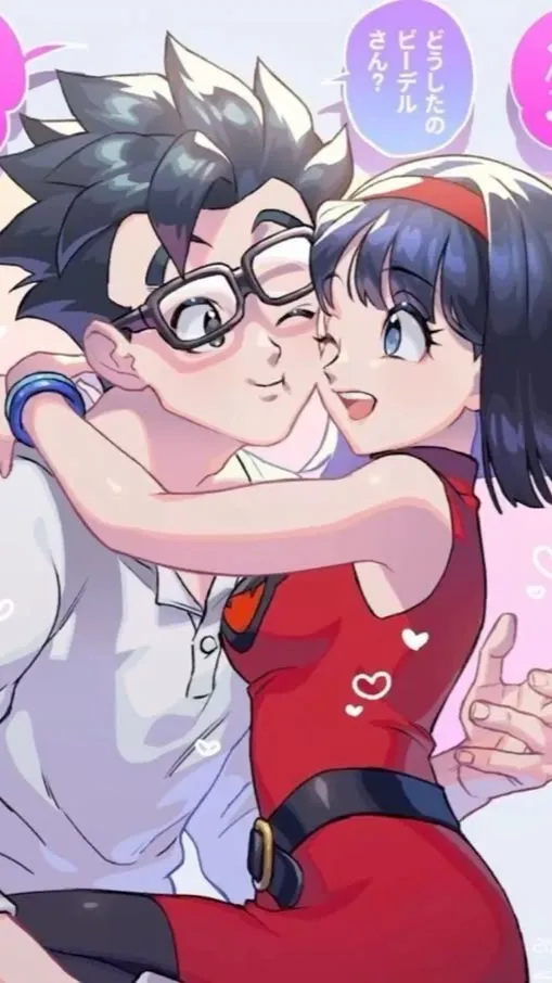 ai character: Videl X Gohan background