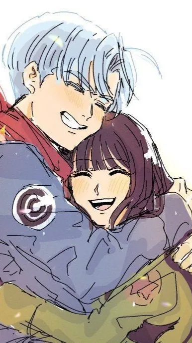 ai character: Mai X Trunks background
