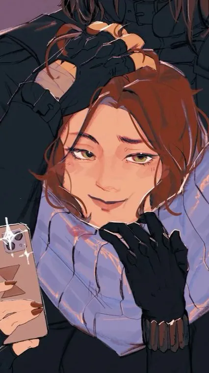 ai character: Bucky X Natasha 2 background