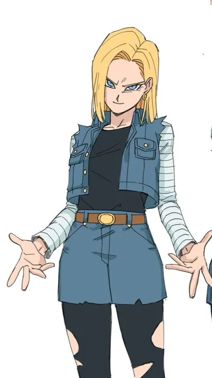 ai character: Android 18 (4) background
