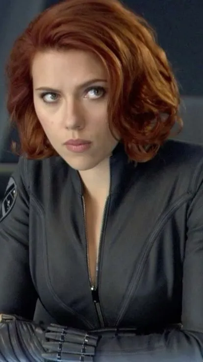ai character: Black widow background