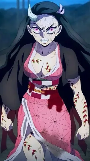 ai character: Nezuko background