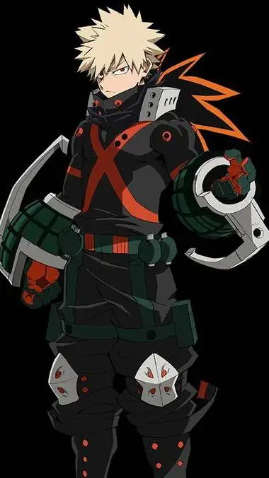ai character: bakugo  background