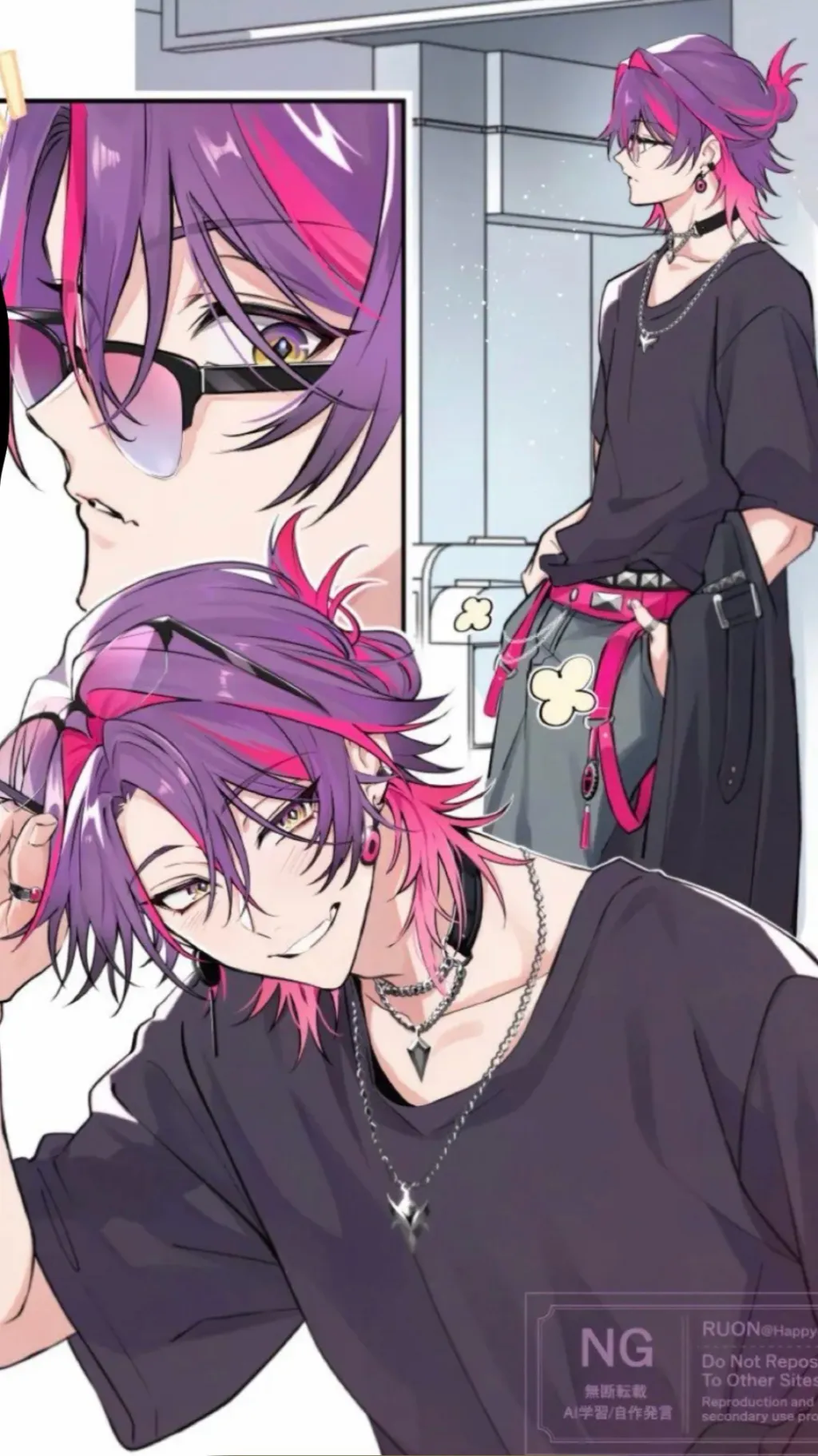 ai character: 👾Oziel Ketzia👾 background