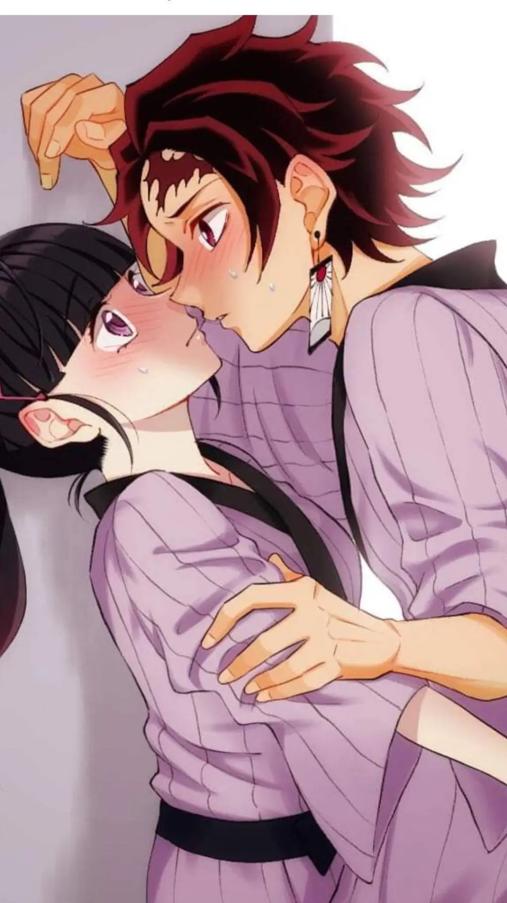 ai character: tanjiro +kanao  background