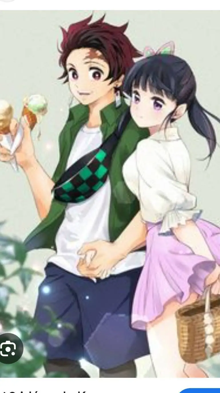 ai character: tanjiro  background