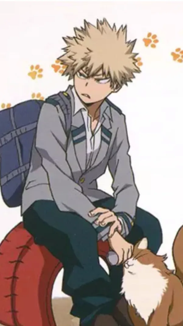 ai character: Bakugo☺️😽 background