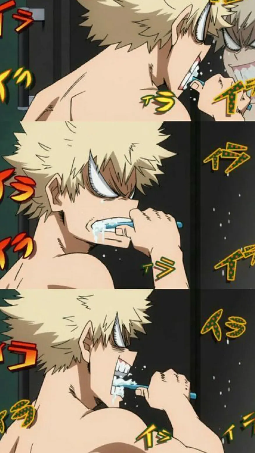 ai character: Bakugo🗽 background