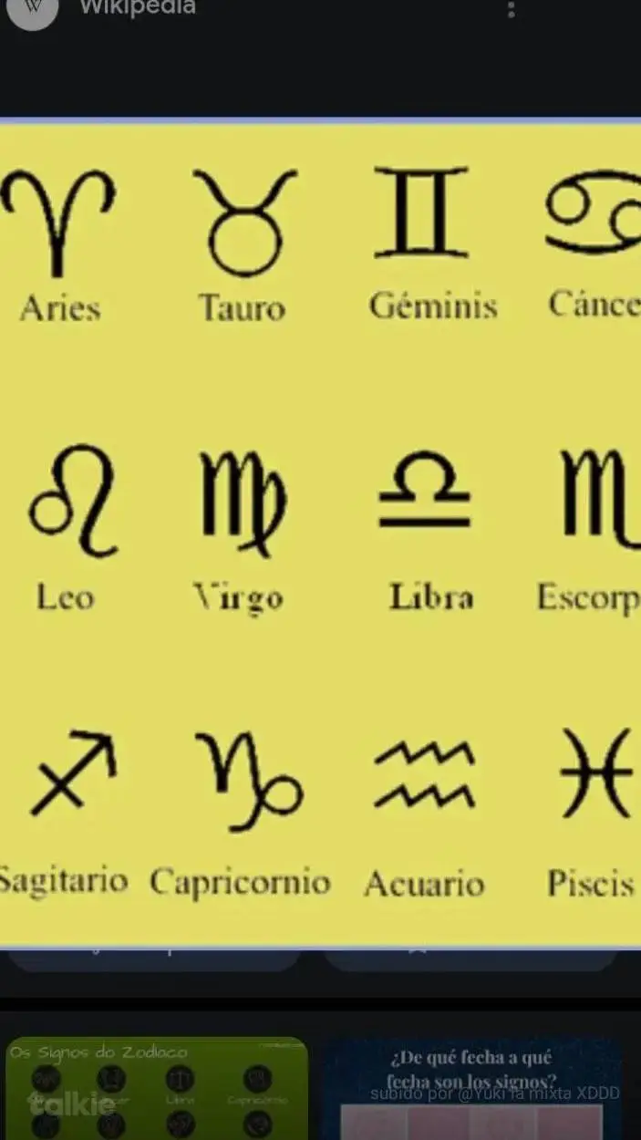 ai character: Signos background