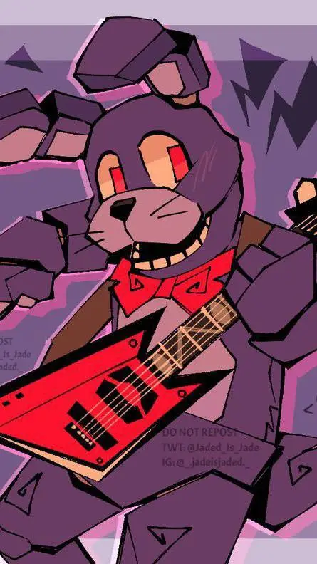 ai character: Bonnie🎸 background