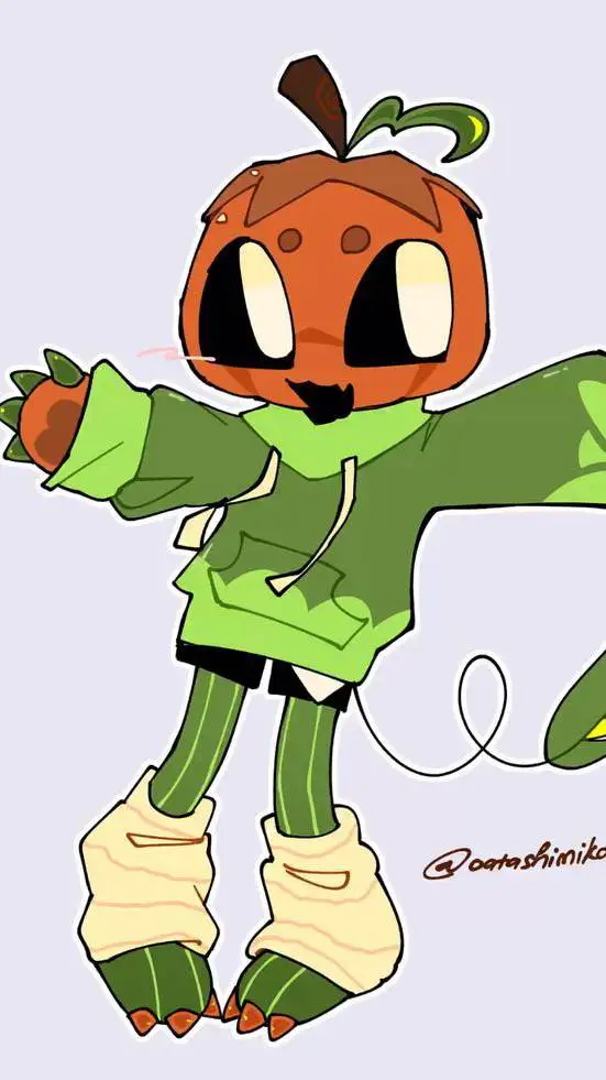 ai character: Gourdy  background