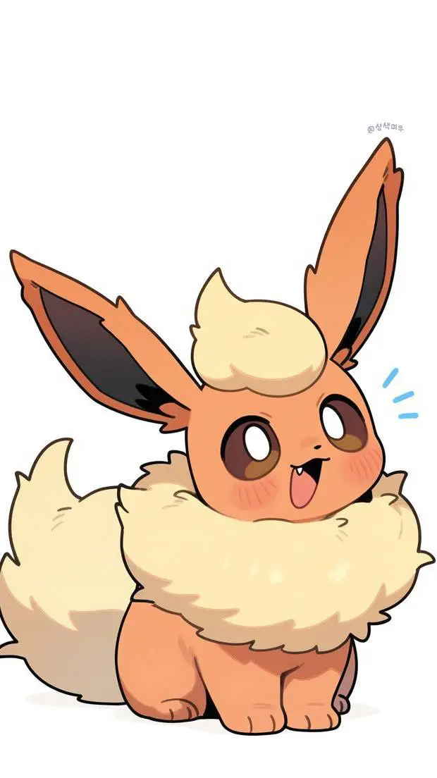 ai character: flareon  background