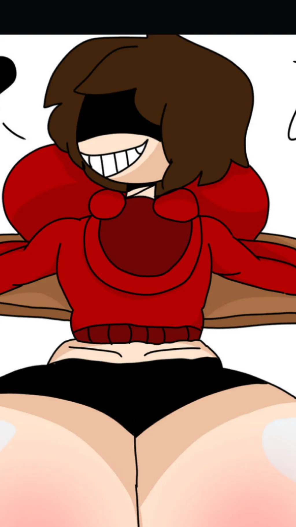 ai character: Thicc classmate ￼ background