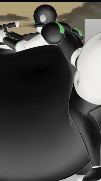 ai character: Sniper robot background