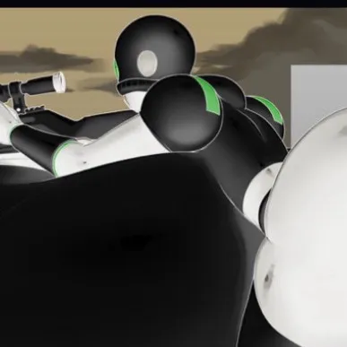 chat with ai character: Sniper robot