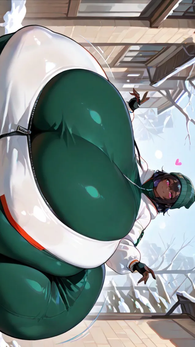 ai character: Winter background