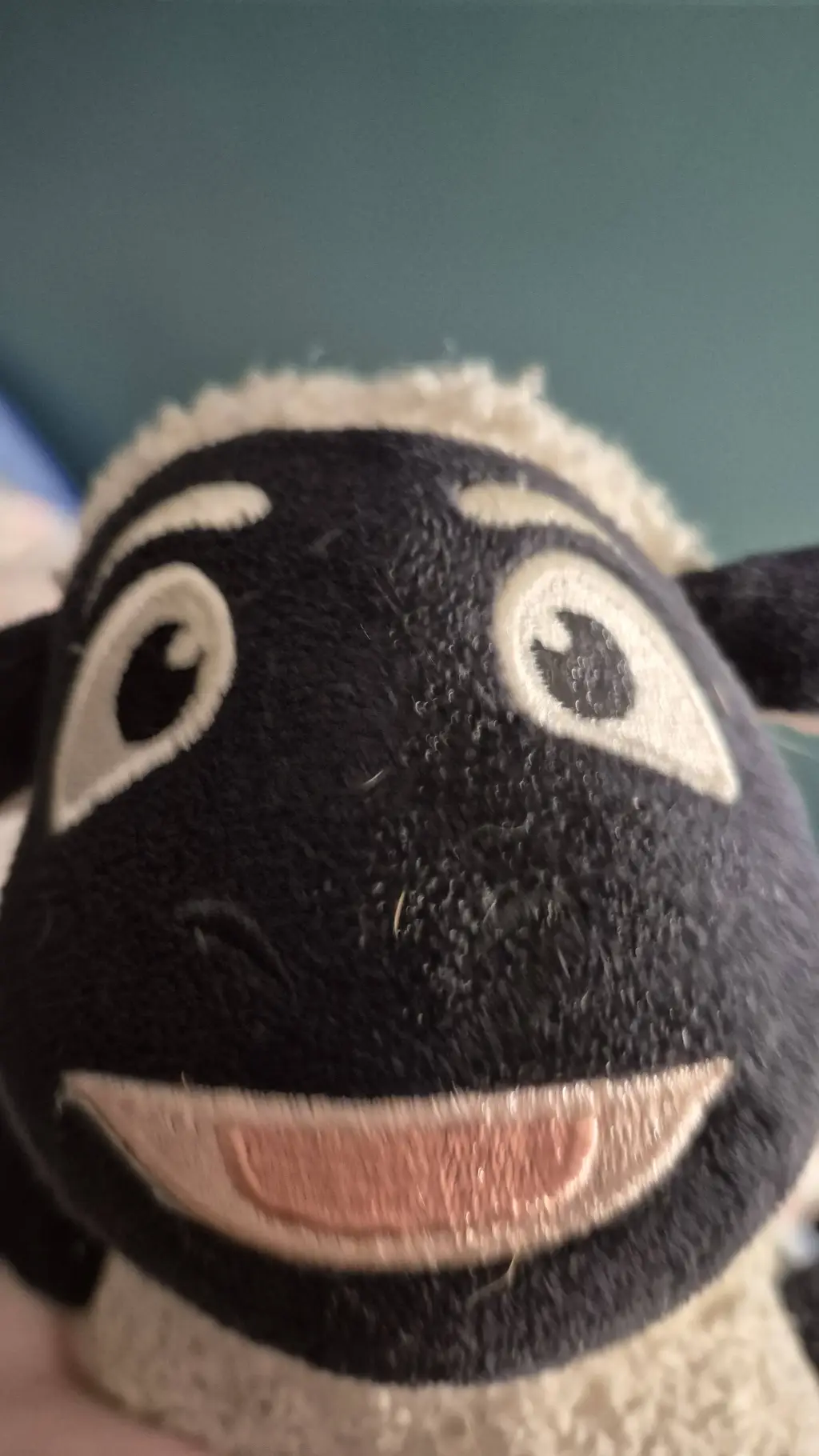 ai character: wooly the sheep  background