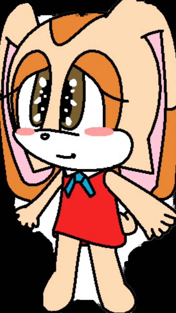 ai character: cream the rabbit  background