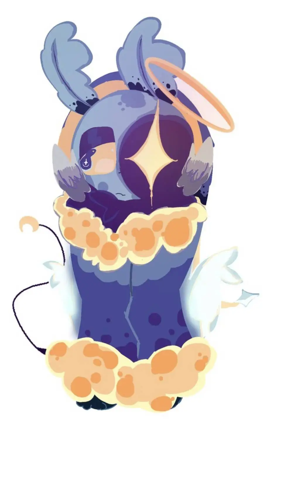 ai character: Dandys world au background