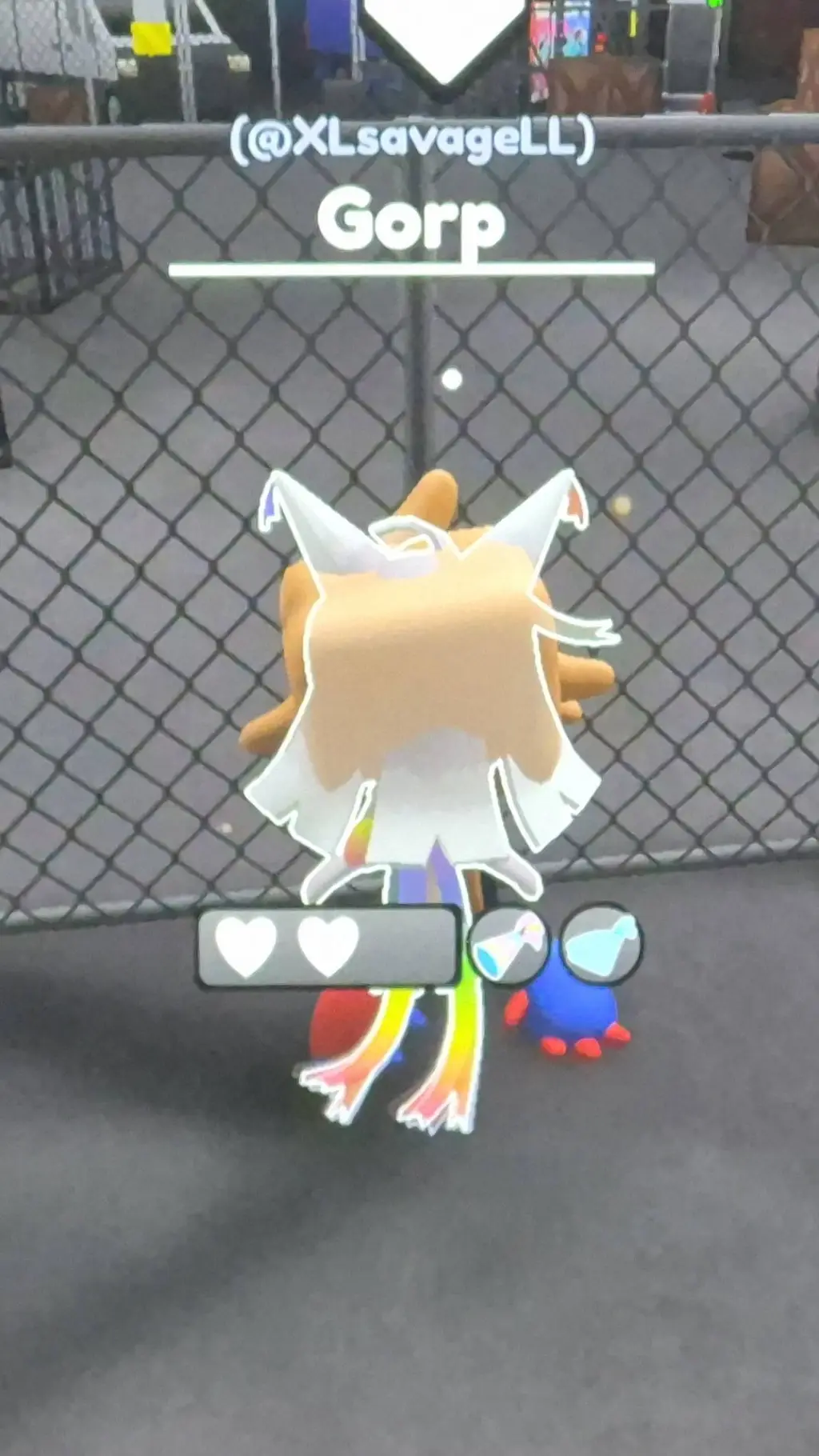 ai character: ginger background