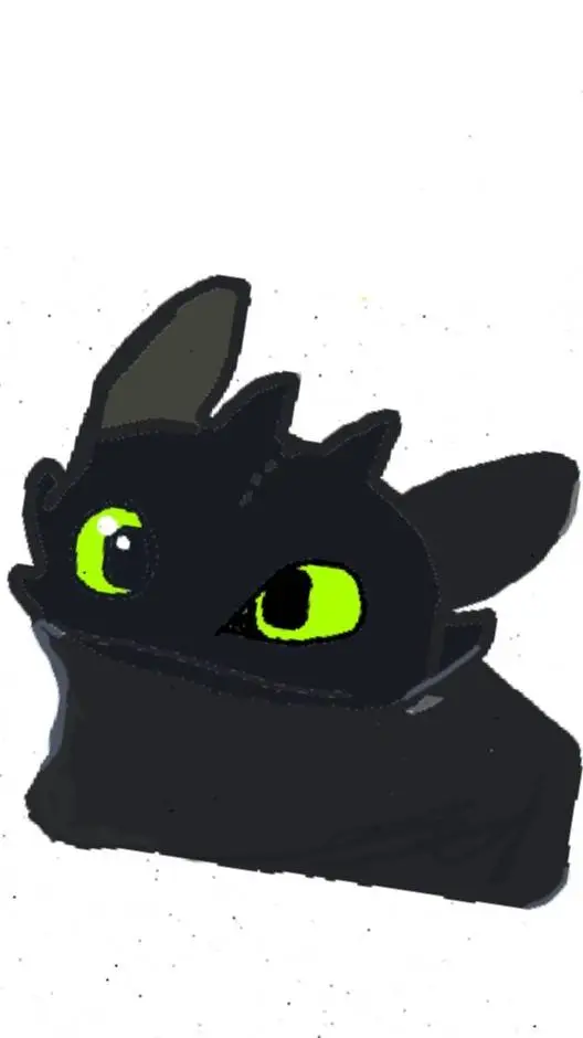 ai character: Toothless irl background