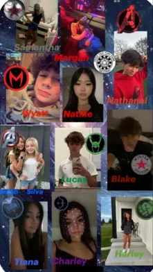 ai character: Avengers kids background