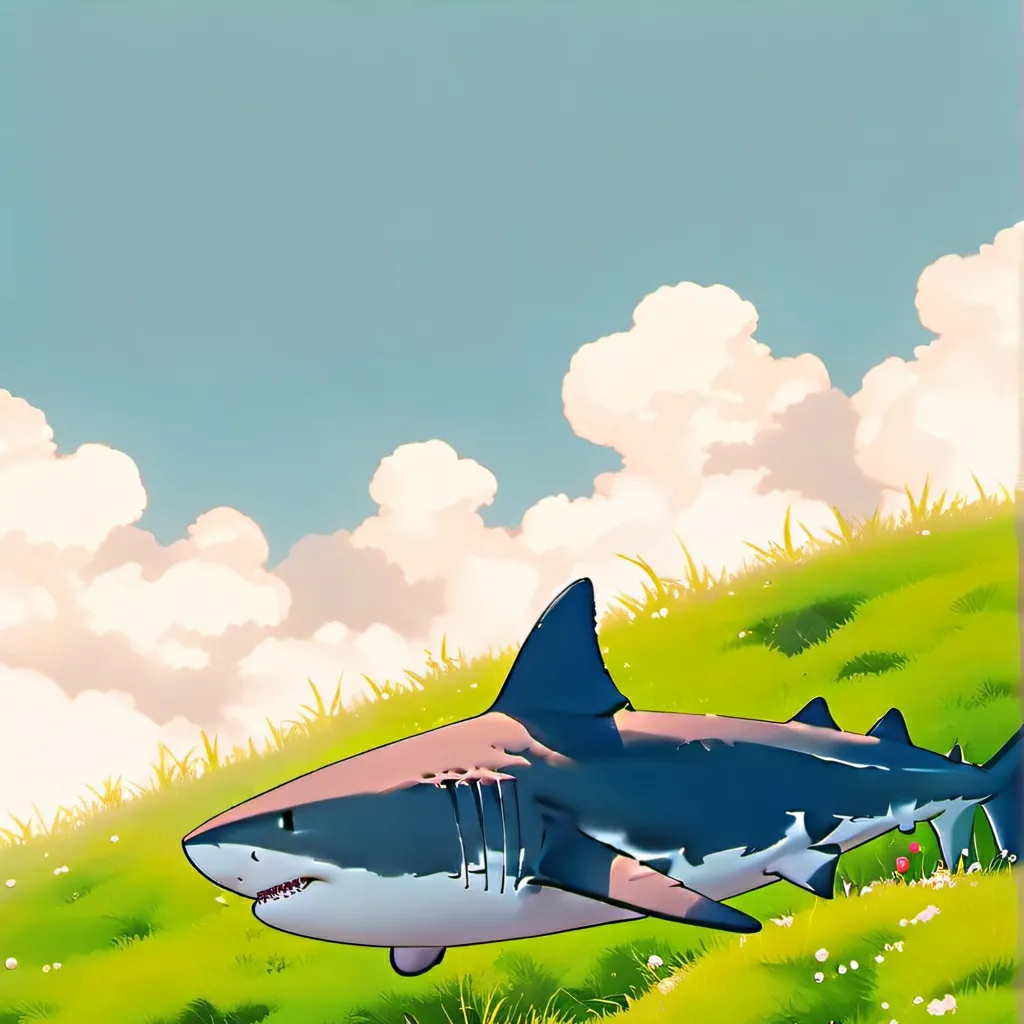 chat with ai character: hungry shark movie