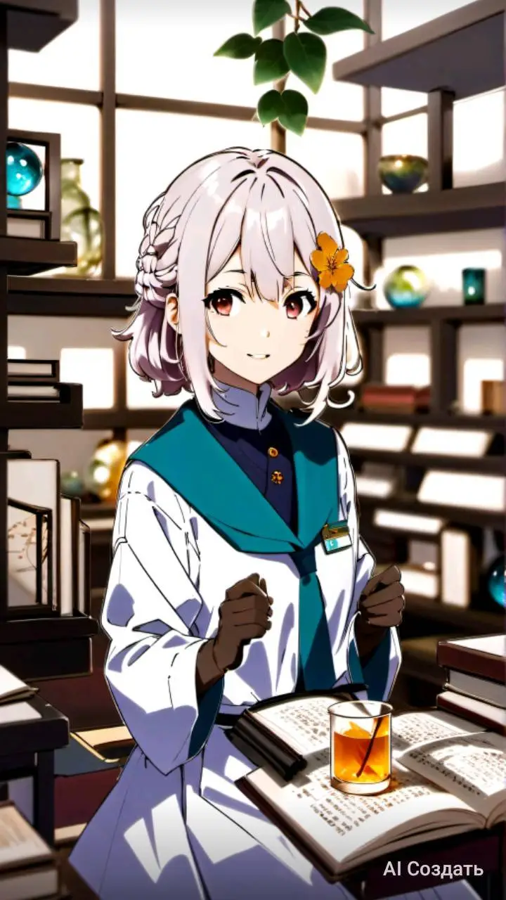 ai character: лаборато3 background