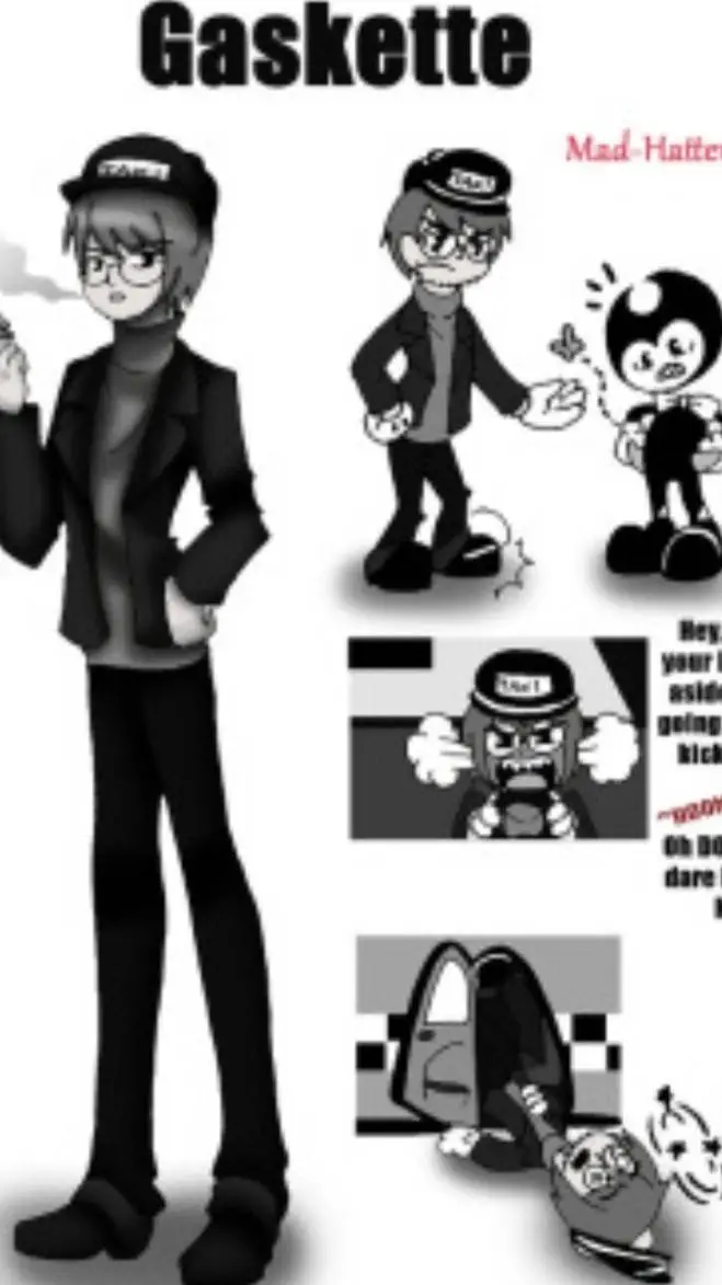 ai character: gaskette background