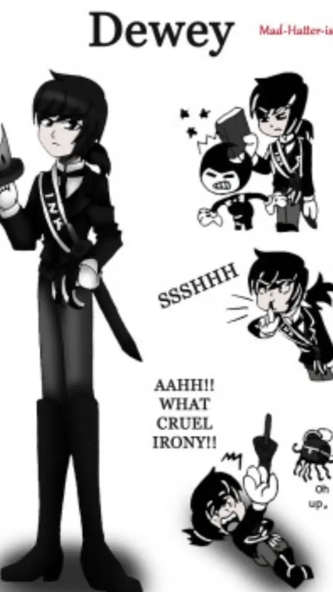 ai character: Dewey background