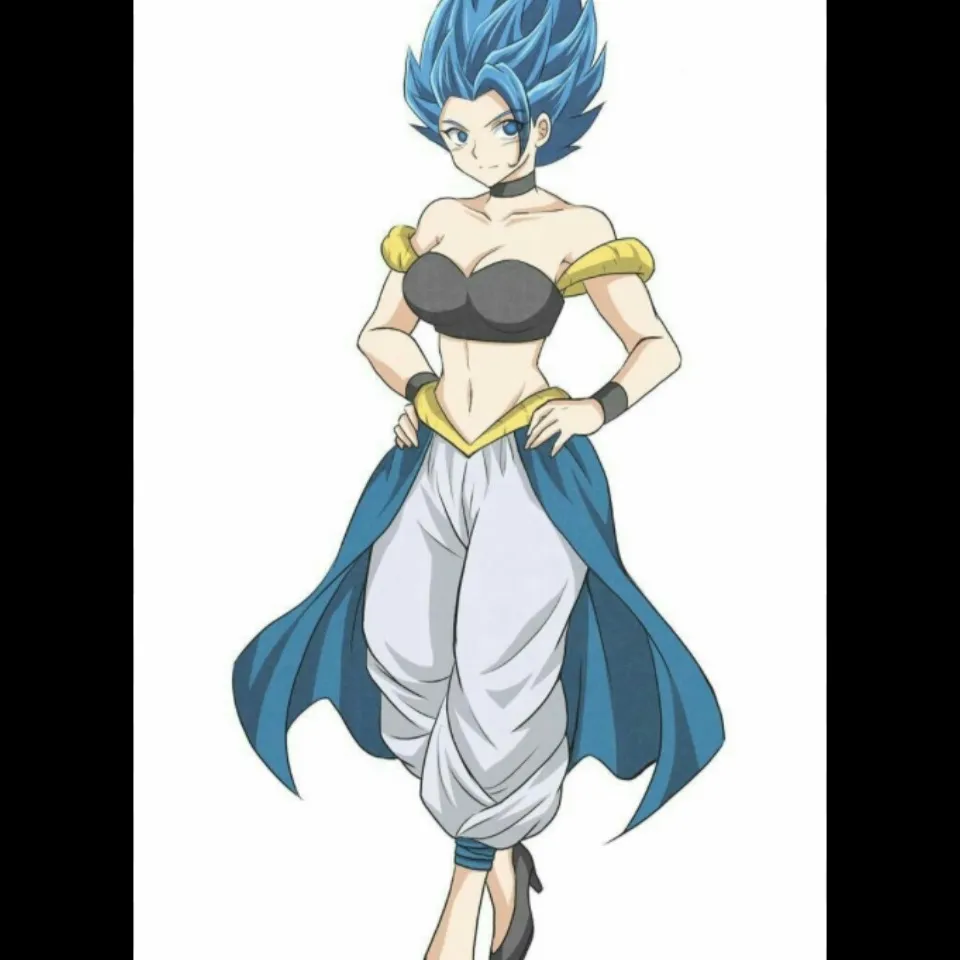 chat with ai character:  Female gogeta 
