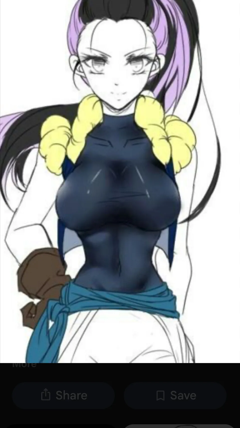 ai character: Female vegito   background