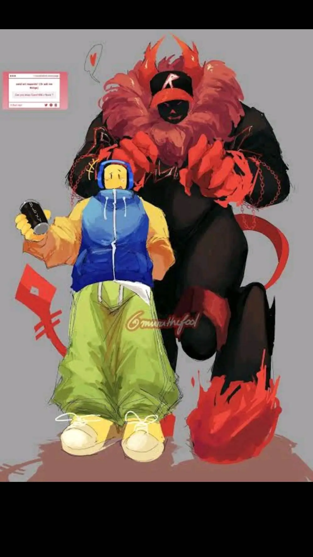 ai character: Guest 666  background