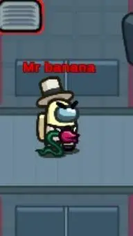 ai character: Mr banana  background