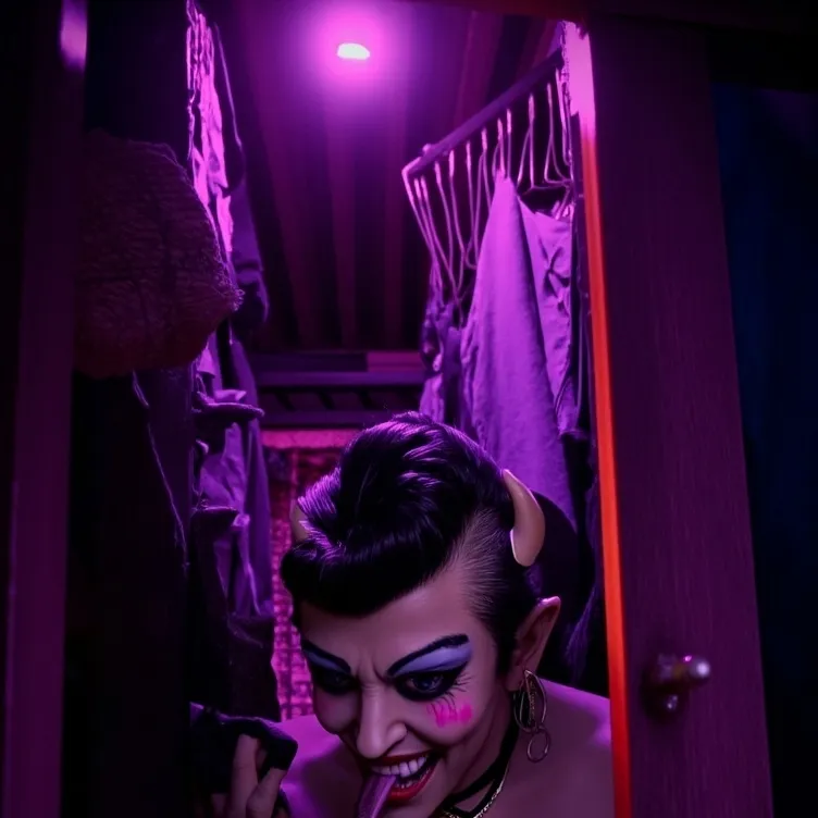 chat with ai character: Closet Demon 