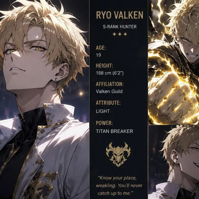 chat with ai character: Ryo Valken