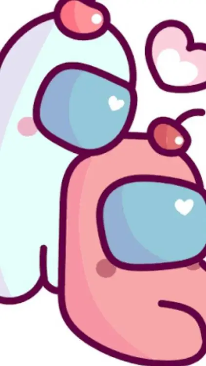 ai character: among us love yay background