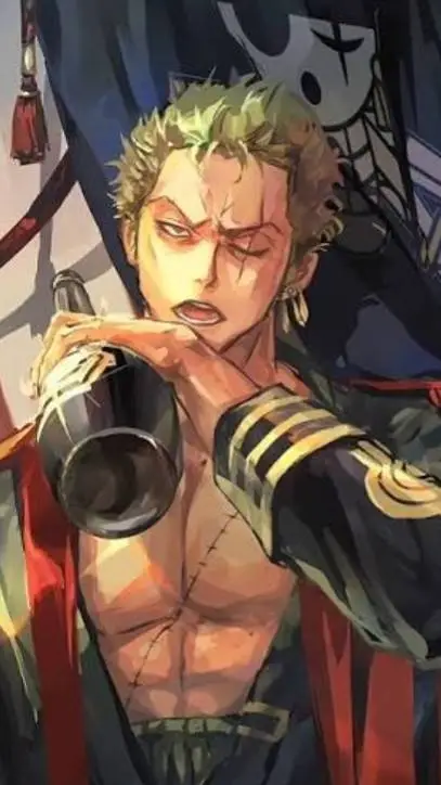 ai character: zoro background
