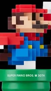 ai character: Mario 8 bit amiibo background