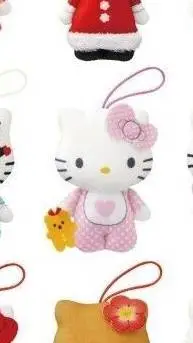 ai character: hello Kitty bebé  background