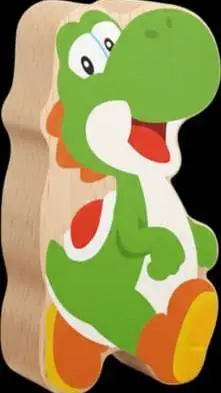 ai character: yoshi amiibo m.m background