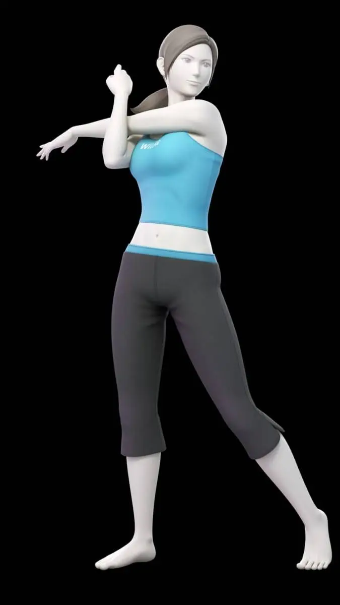 ai character: wii fit trainer f background