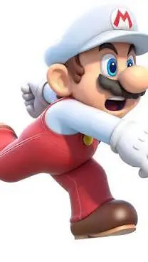 ai character: fire Mario  background