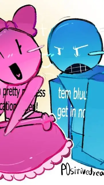 ai character: Bluuethod X C00lki background