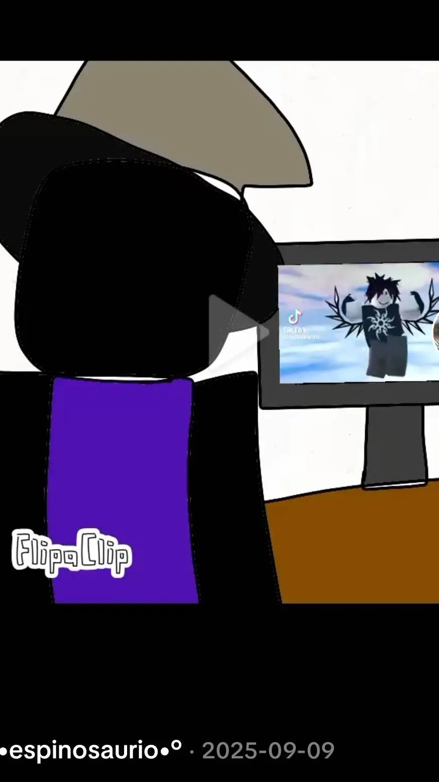 ai character: Two besos x achure background