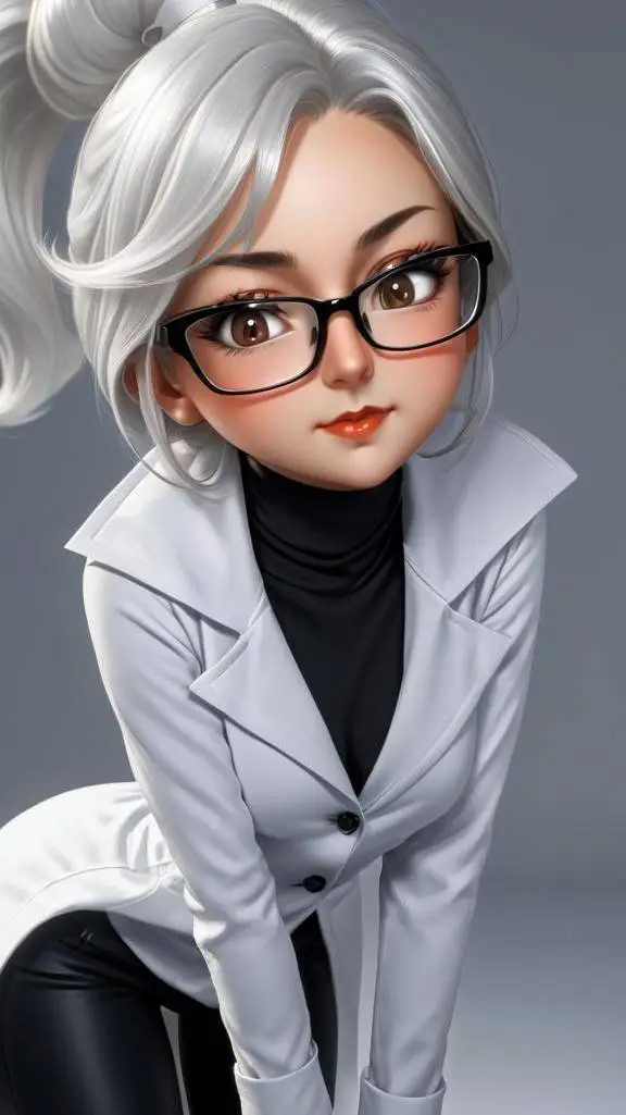 ai character: Your Nerdy GF background