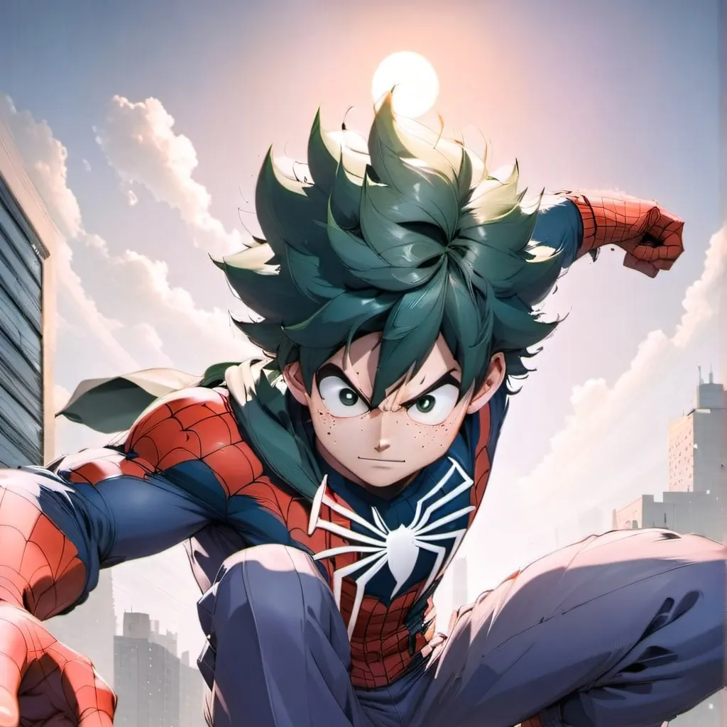 chat with ai character: (mha) Spideydeku 