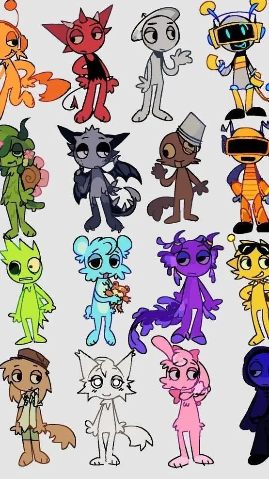 ai character: incredibos sprunki background