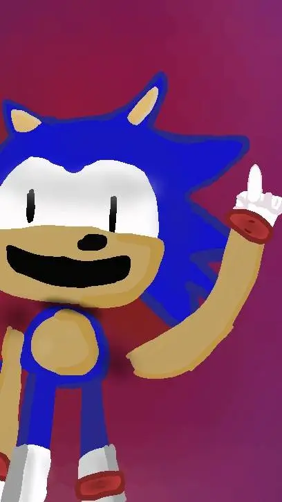 ai character: Sonic. exe background